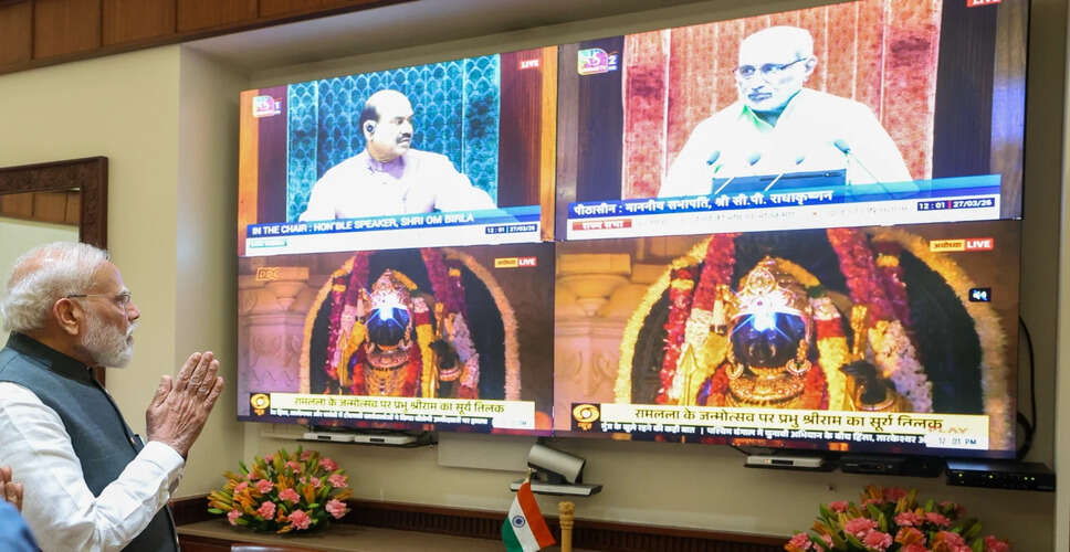 अयोध्या में राम नवमी का भव्य उत्सव: सूर्य तिलक समारोह की धूम