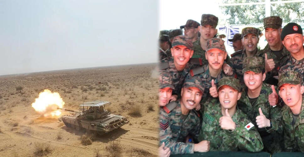 भारतीय सशस्त्र बलों की तैयारियों का अद्भुत प्रदर्शन: सैन्य अभ्यासों की श्रृंखला