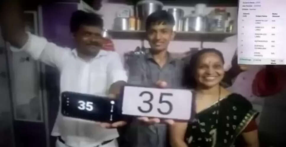 मुंबई के छात्र ने 35% अंक प्राप्त कर माता-पिता को गर्वित किया