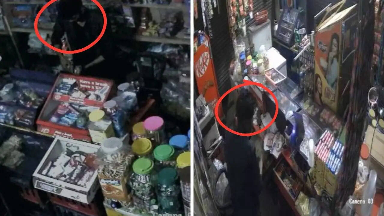 कोटा में पुलिस थाने के पास चोरी की वारदात, चोर ने 45 मिनट तक किया सामान चुराना