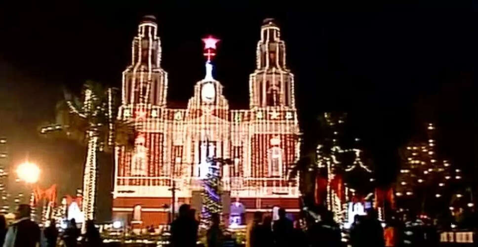 क्रिसमस की खुशियों का जश्न: देशभर में चर्चों की रौनक