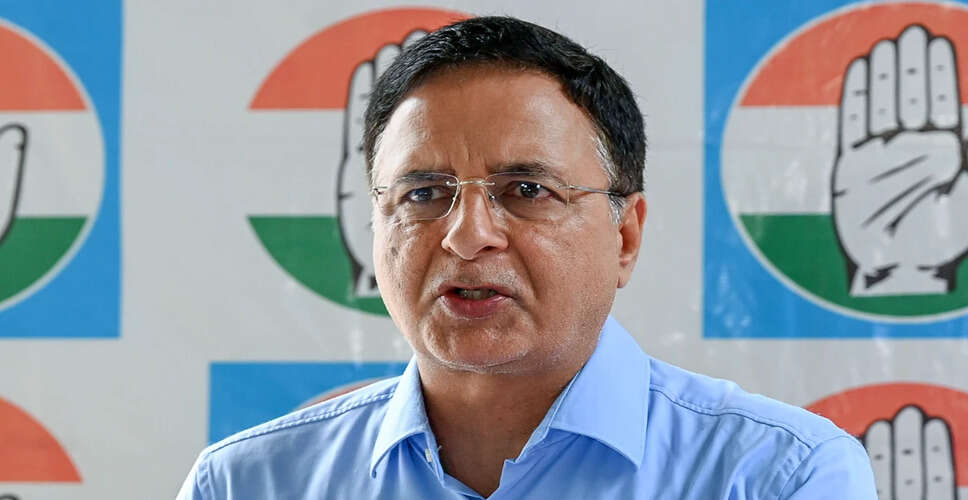 हरियाणा में बाढ़ के लिए सरकार की लापरवाही जिम्मेदार: रणदीप सिंह सुरजेवाला
