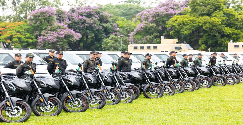 मणिपुर पुलिस ने 477 नए वाहनों का किया समावेश, सुरक्षा में होगी मजबूती