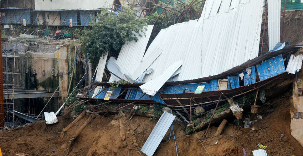 मिजोरम में भूस्खलन से तबाही, कई लोगों के फंसे होने की आशंका