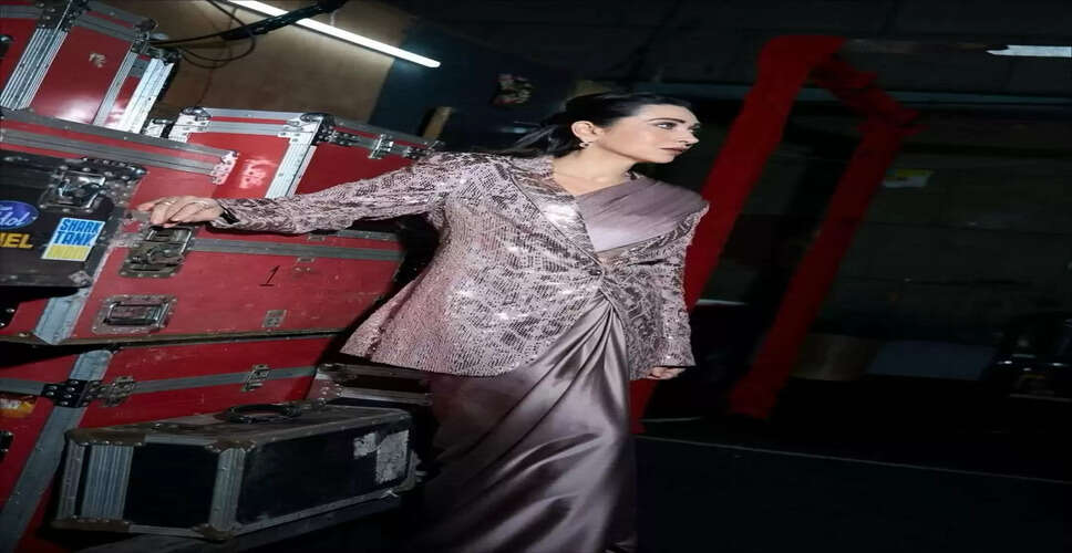 करीना कपूर की नई तस्वीरें: ग्रे-सिल्वर साड़ी में बेमिसाल लुक