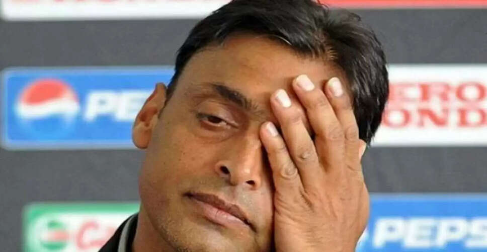 Shoaib Akhtar Faces Legal Action Over Defamatory Remarks