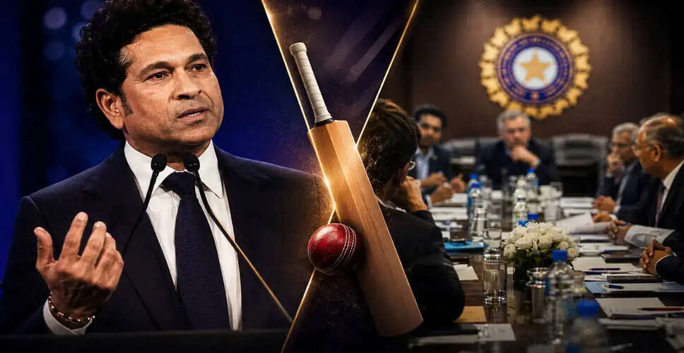 सचिन तेंदुलकर के सुझावों पर BCCI करेगा IPL नियमों की समीक्षा