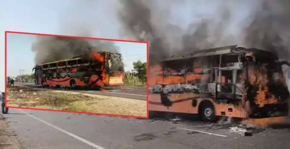 जैसलमेर में भयानक बस हादसा: 12 यात्रियों की मौत, कई घायल