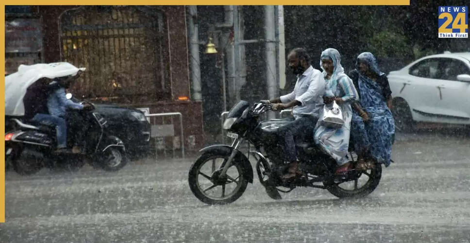 भारत में मौसम का हाल: बारिश और आंधी की संभावना